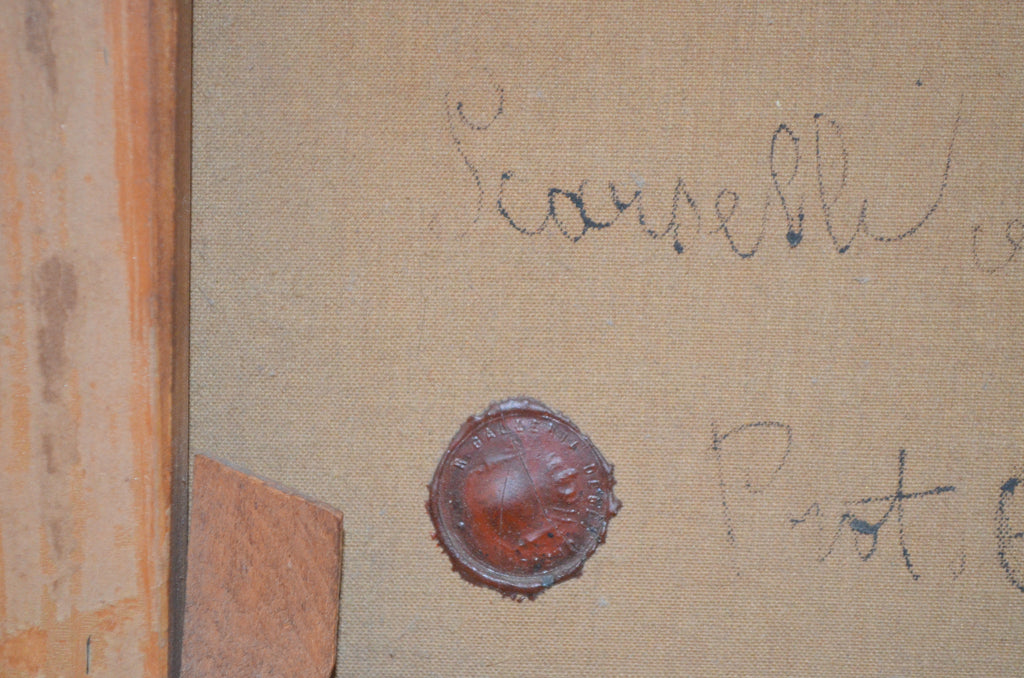Self Portrait with a Hat Peter Paul Rubens After Rubens Oil Painting on Canvas UFFIZI Wax Seal