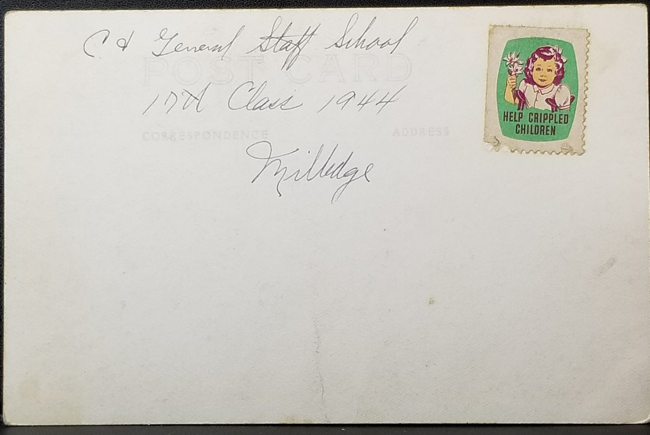 Fort Leavenworth Officer Housing Real Photo RPPC 1940