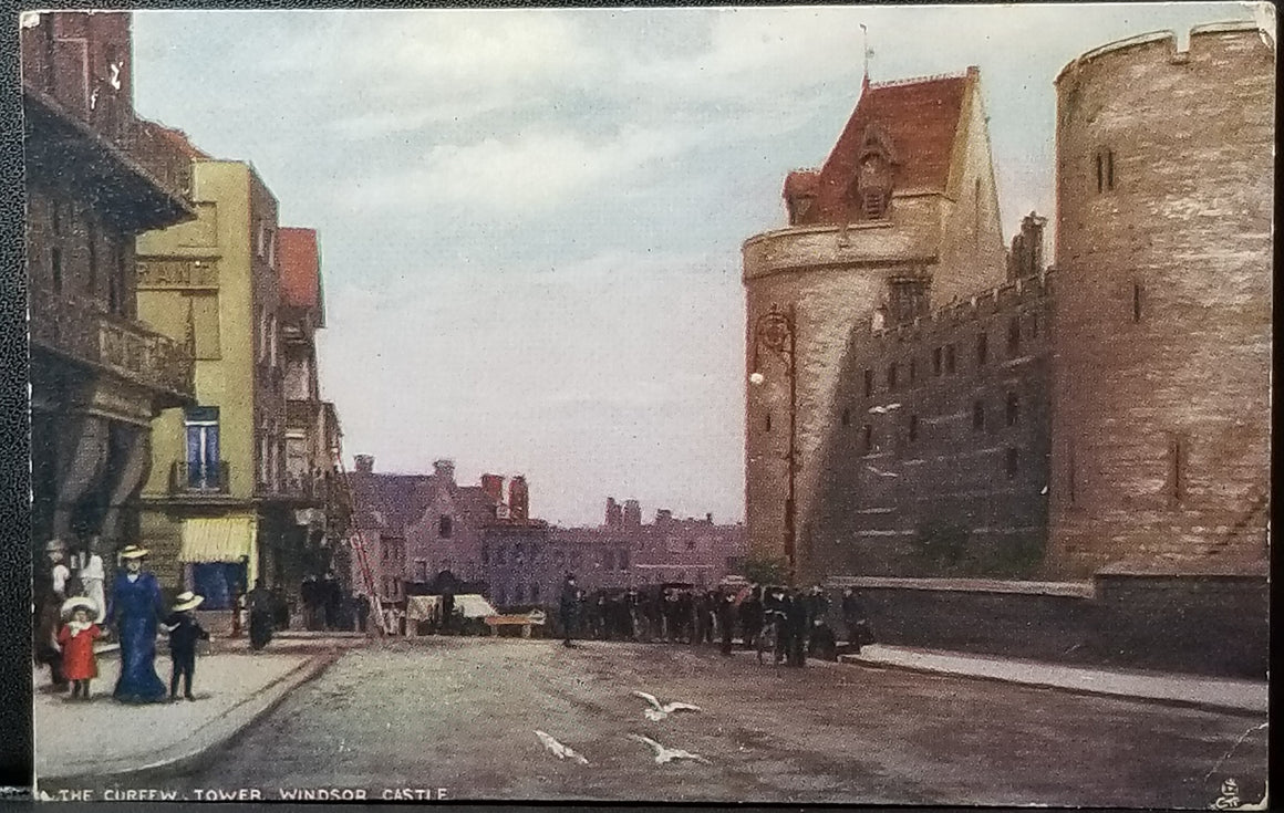 Art Postcard Raphael Tuck Oilette Card 6164 Curfew Tower Windsor Castle