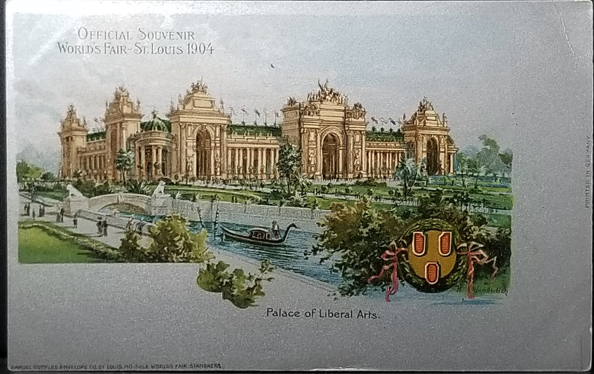Exposition Postcard 1904 World Fair St Louis Palace of Liberal Arts Early Undivided
