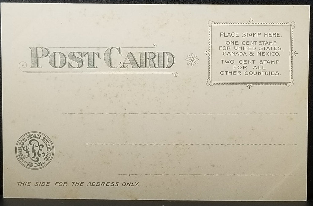 Exposition Postcard 1904 World Fair St Louis Festival Hall & Cascades Early Undivided