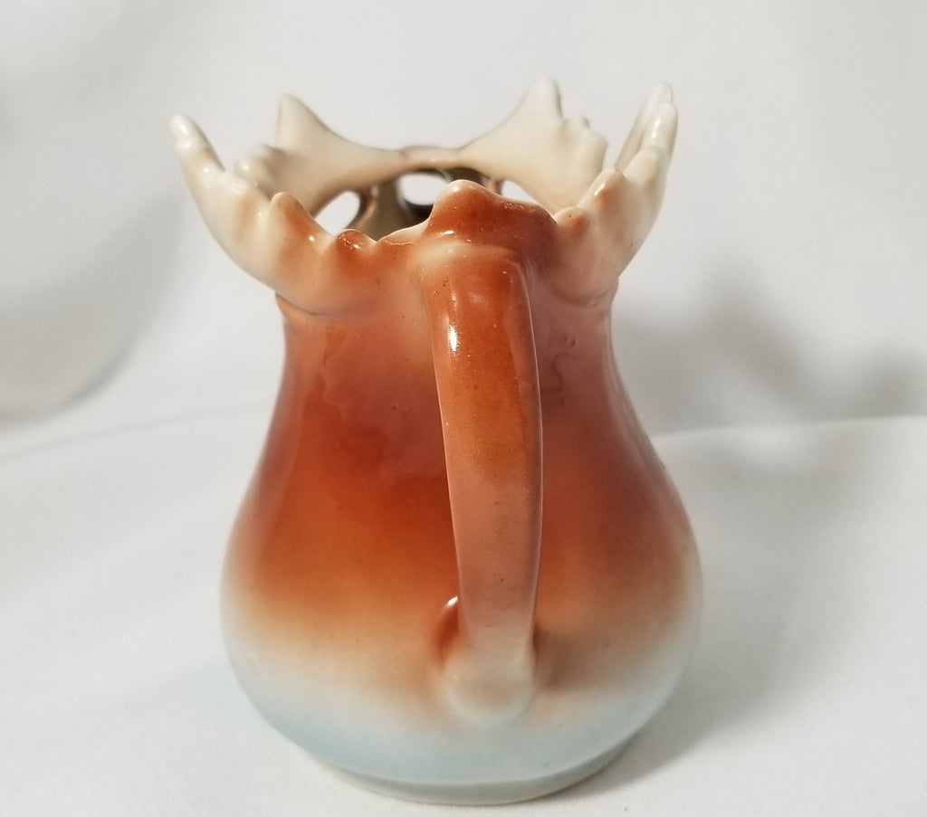 Vintage Porcelain Figural Elk Stag Creamer Pitcher Mug Austria