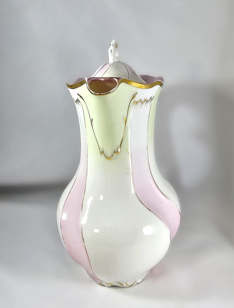 RS Prussia Porcelain Art Nouveau Chocolate Pot