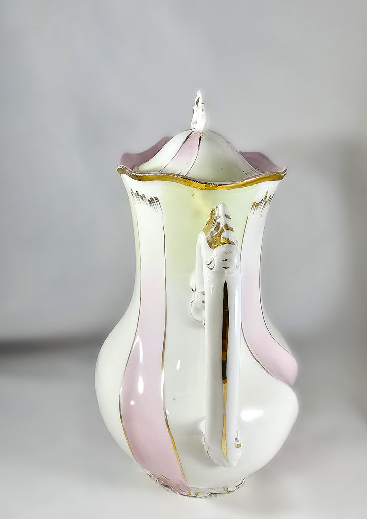RS Prussia Porcelain Art Nouveau Chocolate Pot