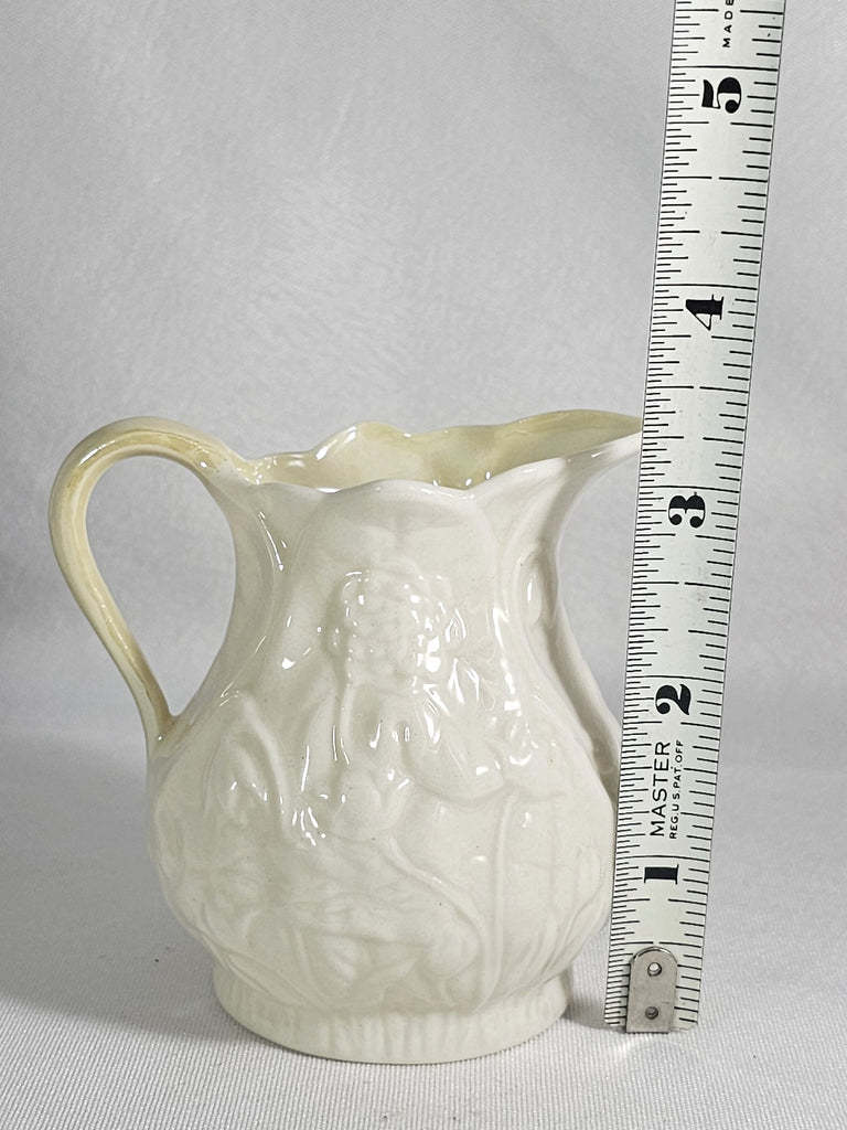 Belleek Irish Porcelain Lotus Pattern Creamer Pitcher