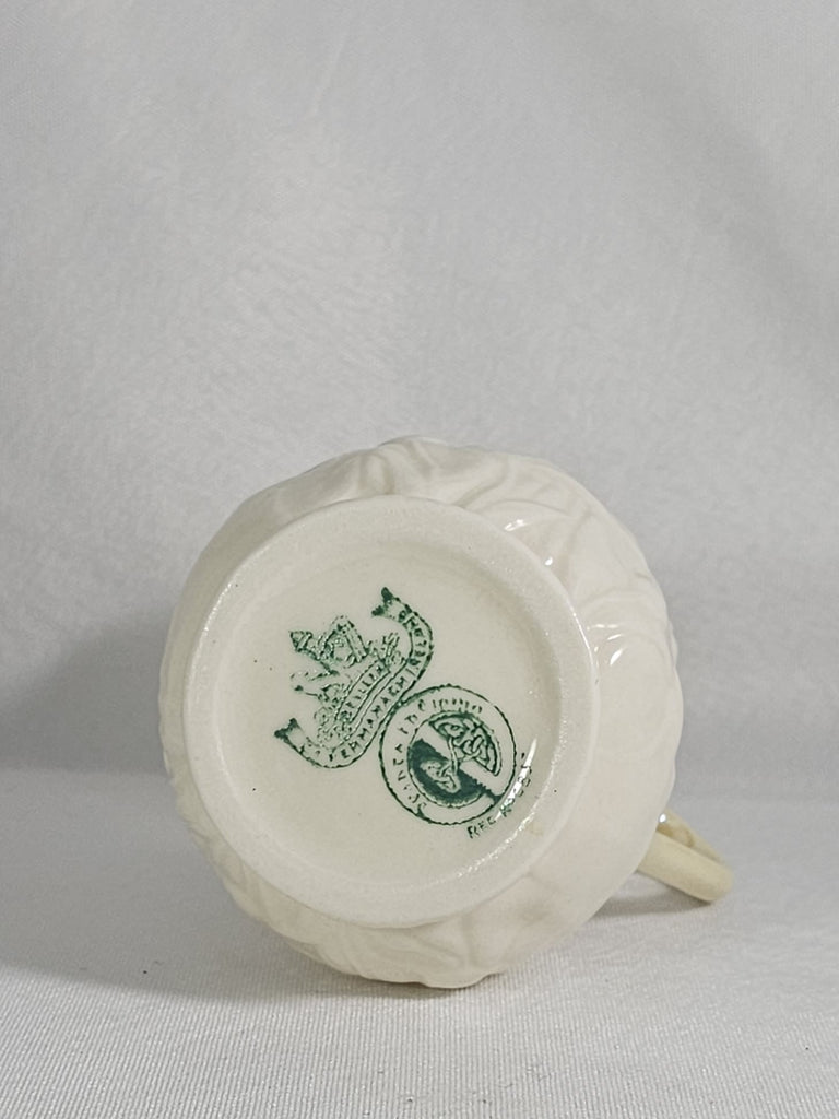 Belleek Irish Porcelain Lotus Pattern Creamer Pitcher