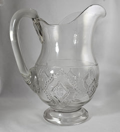 Antique Pressed Glass McKee & Brothers Milk Pitcher ca 1883 EAPG