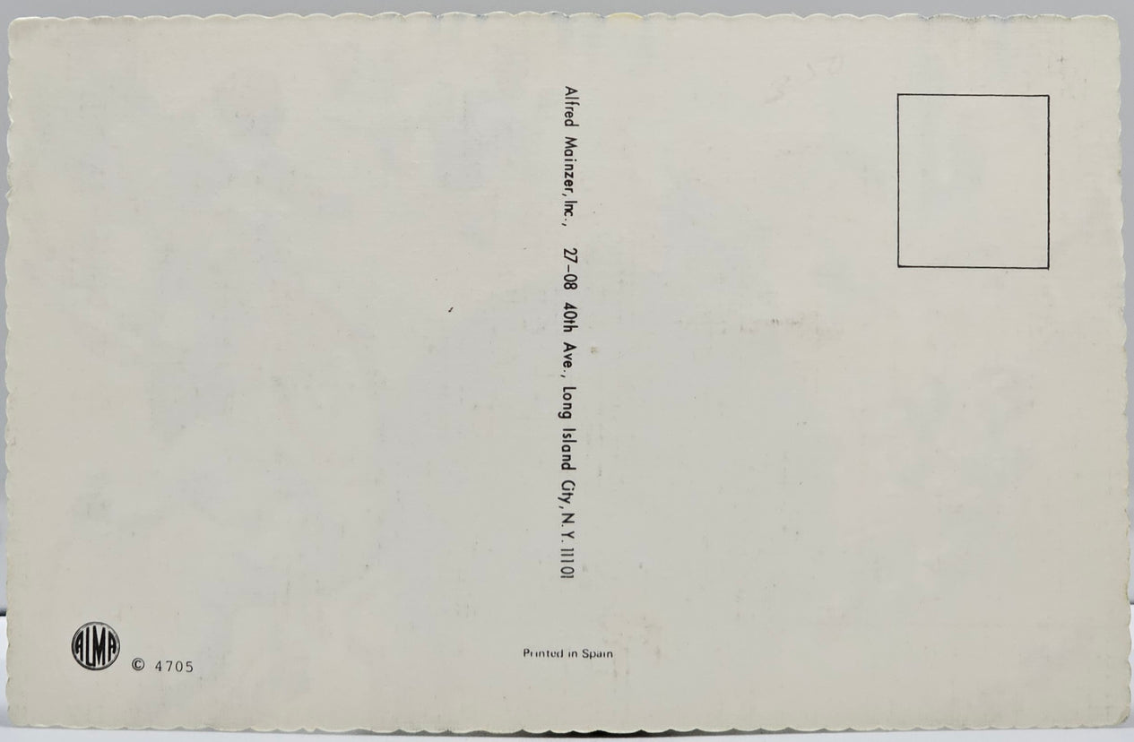 Mainzer Postcard Humanized Cats on Motorcycles 4705 Artist Hartung