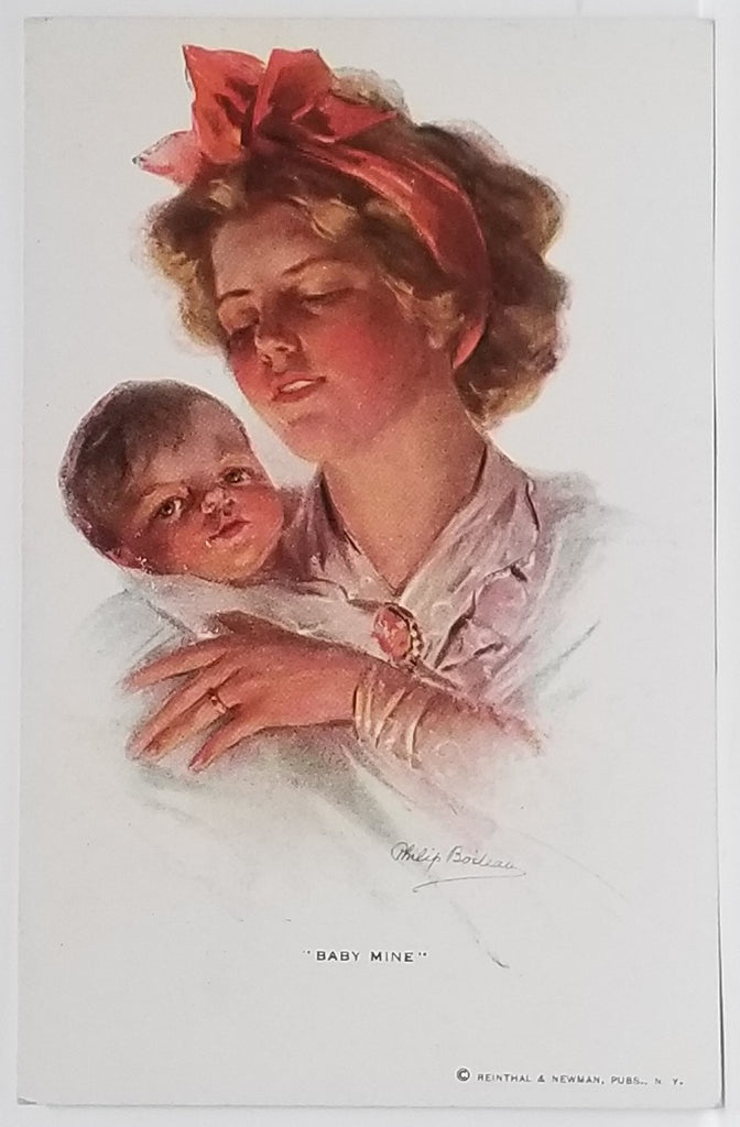 Artist Signed Philip Boileau Postcard Post Card Series 299 Baby Mine Mother and Child