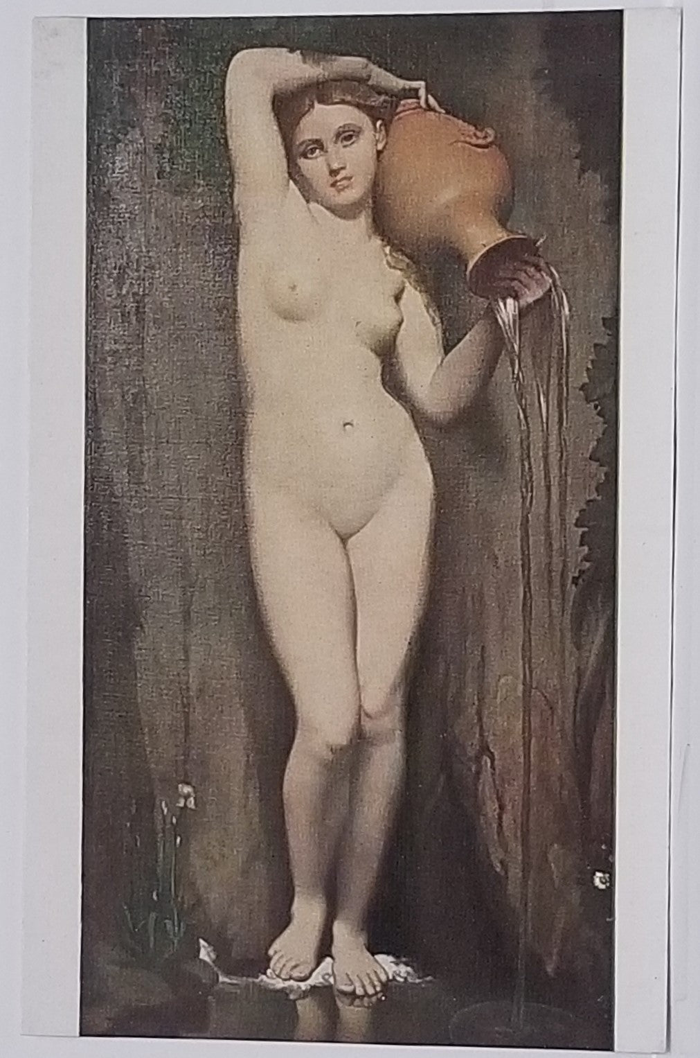 People in Art Nude Woman w/ Jug The Source Artist Jean Auguste Dominique Ingres Louvre Paris France