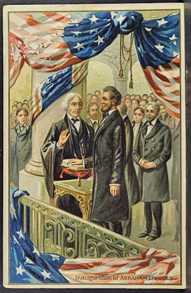 Patriotic Postcard The Inauguration of President Abraham Lincoln Raphael Tuck Series 155