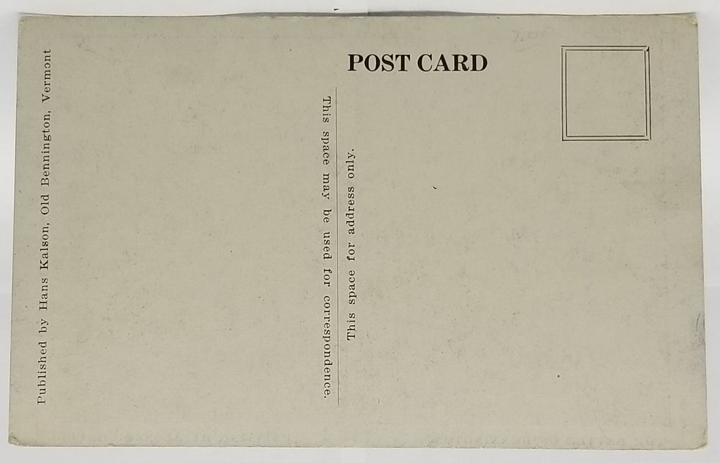 Patriotic Postcard Battle of Bennington 1777 by Alonzo Chappel