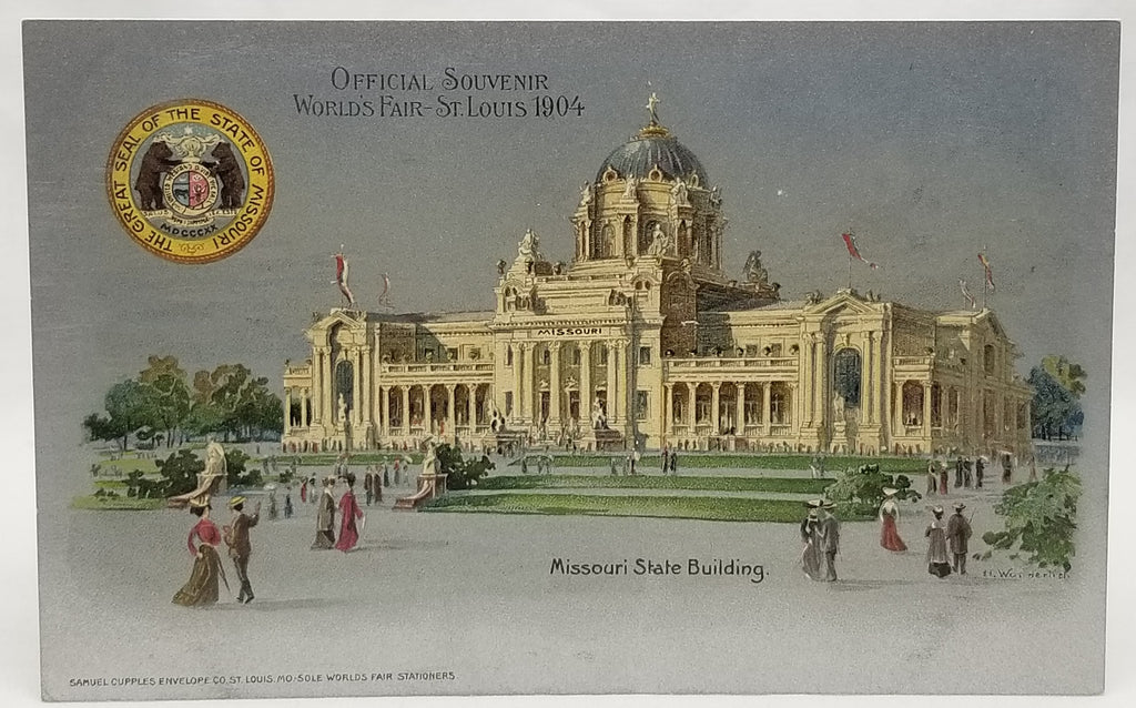 Exposition Postcard 1904 World Fair Missouri State Building