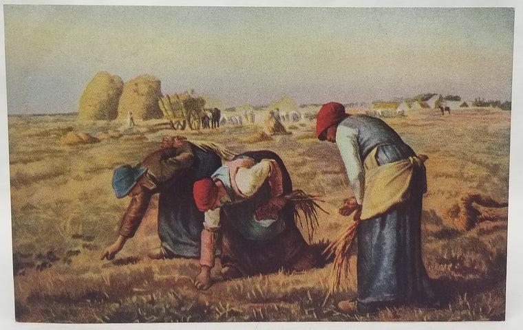 Art Postcard The Gleaners by Millet Women Collecting Crops