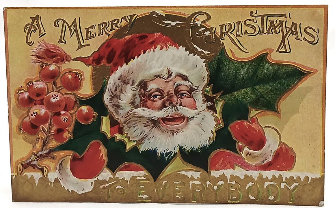 Christmas Postcard Jolly Santa St Nicholas Series 3