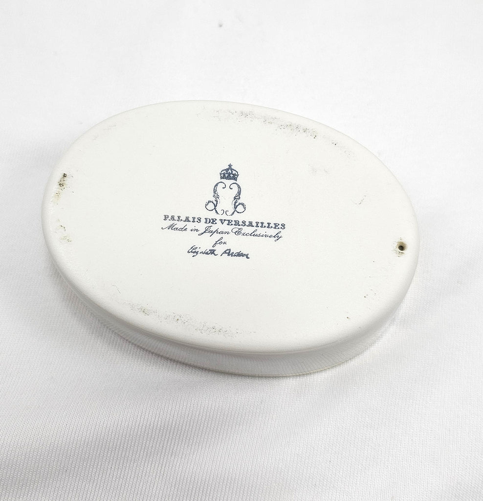 Vintage Porcelain Oval Trinket Box Elizabeth Arden Palais De Versailles Bell Design