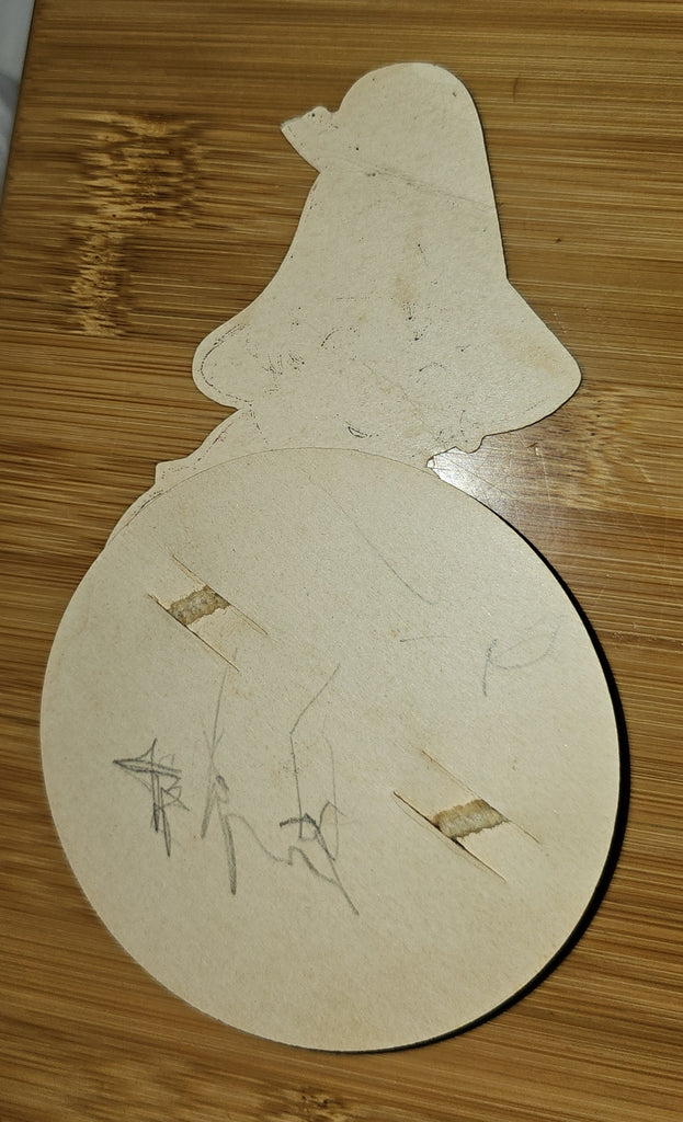 Vintage Merry Christmas Child in Hat Bouncing String