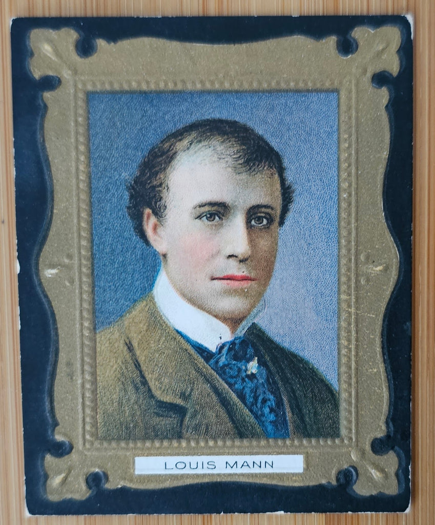 Advertising Trade Tobacco Card Between the Acts Actors #33 Louis Mann