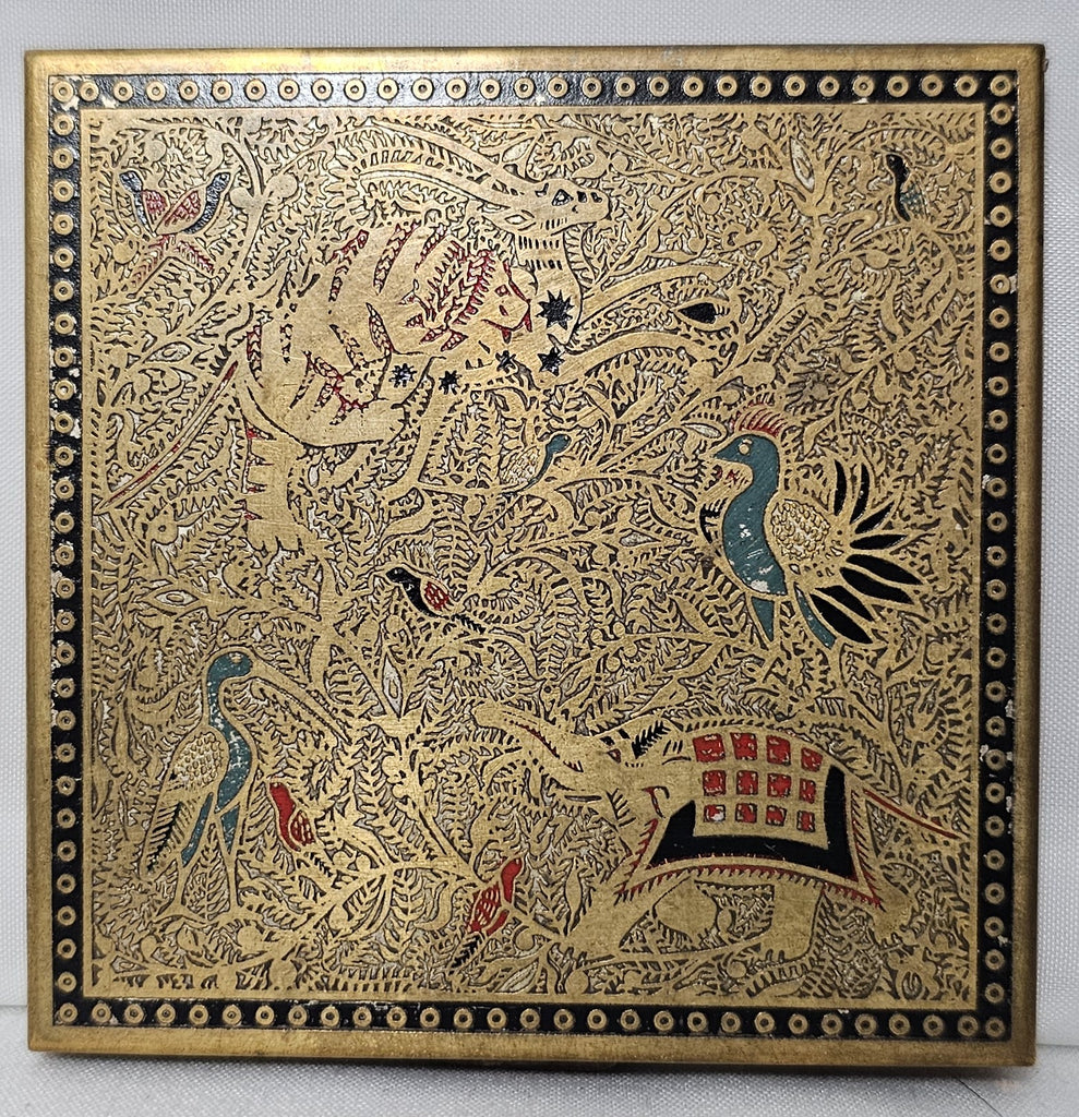 MCM Vintage Asian Animal Themed Volupte Makeup Powder Compact