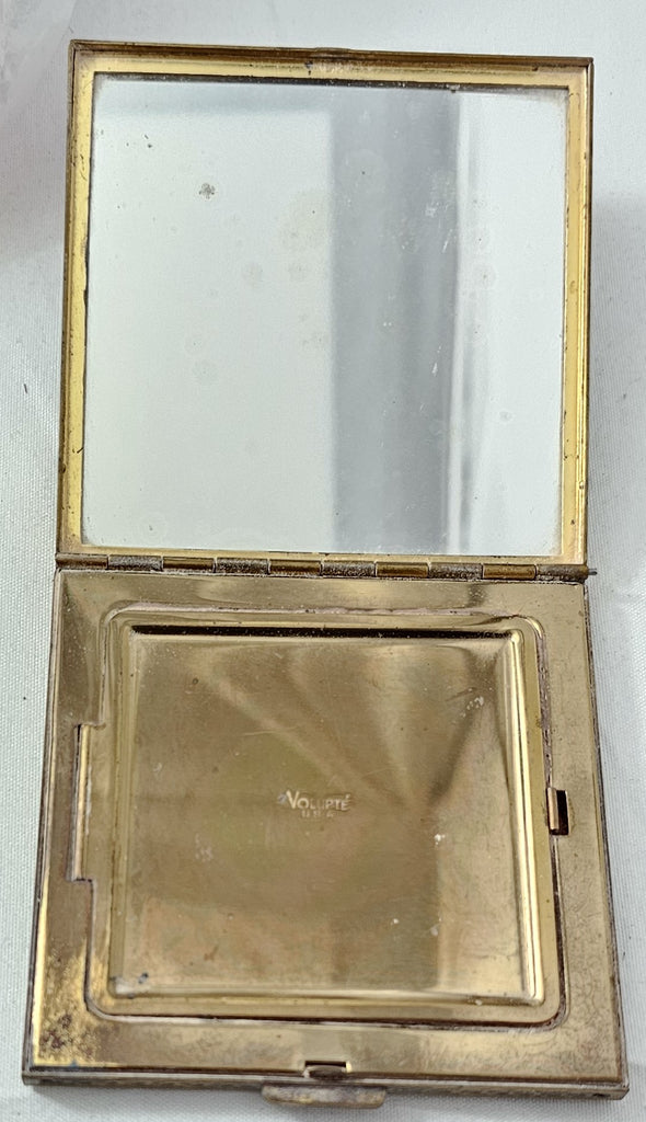 MCM Vintage Asian Animal Themed Volupte Makeup Powder Compact