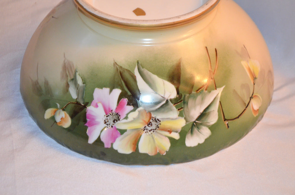 Limoges Punch Bowl Ravenwood Studios Sinclaire Hand Painted Primrose