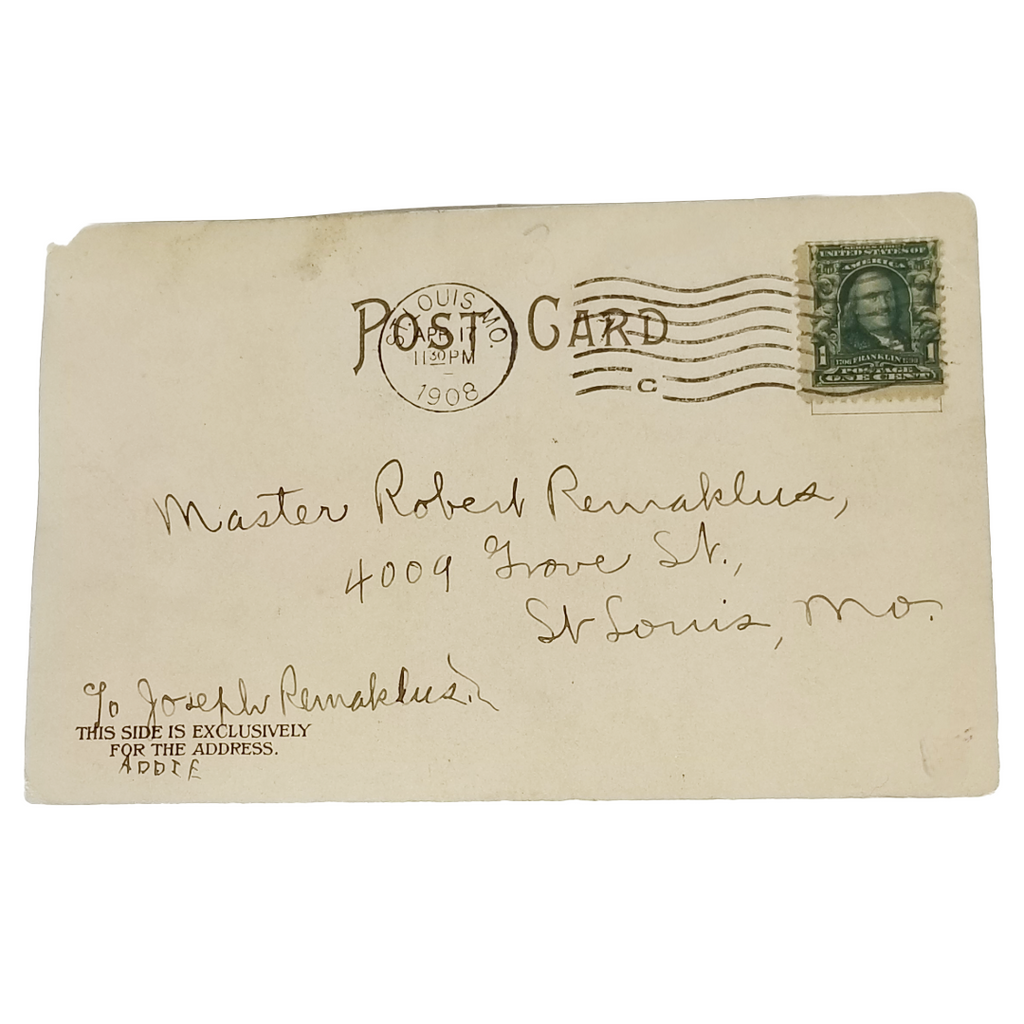 Rare Easter Postcard Artist Maurice Bolanger Early IAP Anthropomorphic Bunny Rabbit Band