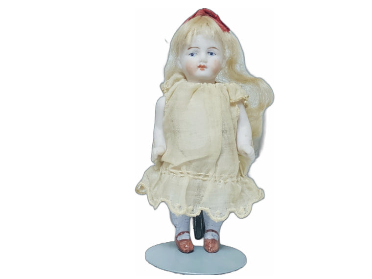 Antique Dollhouse Doll 4" Kestner Cherub Faced Jointed Mignonette #516/1