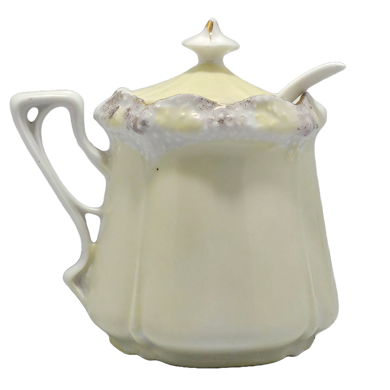 RS Prussia Mold 525 Fruit Decor Mustard Pot