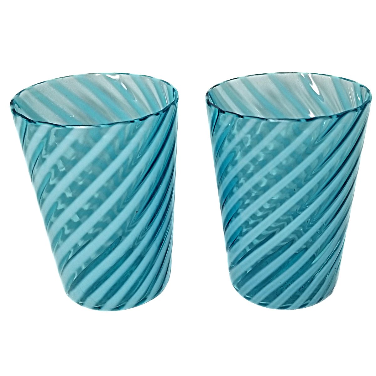 4 Vintage Jewel Tone Tumblers, Plastic Ribbed Tumblers by Majestic in the  Images Pattern 