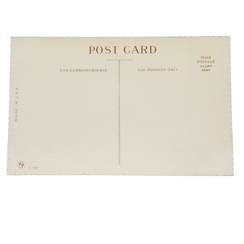 Dutch Boy Sketching Postcard Series 109, Vintage Illustrated Card, Blue & White Art, Bernhardt Wall