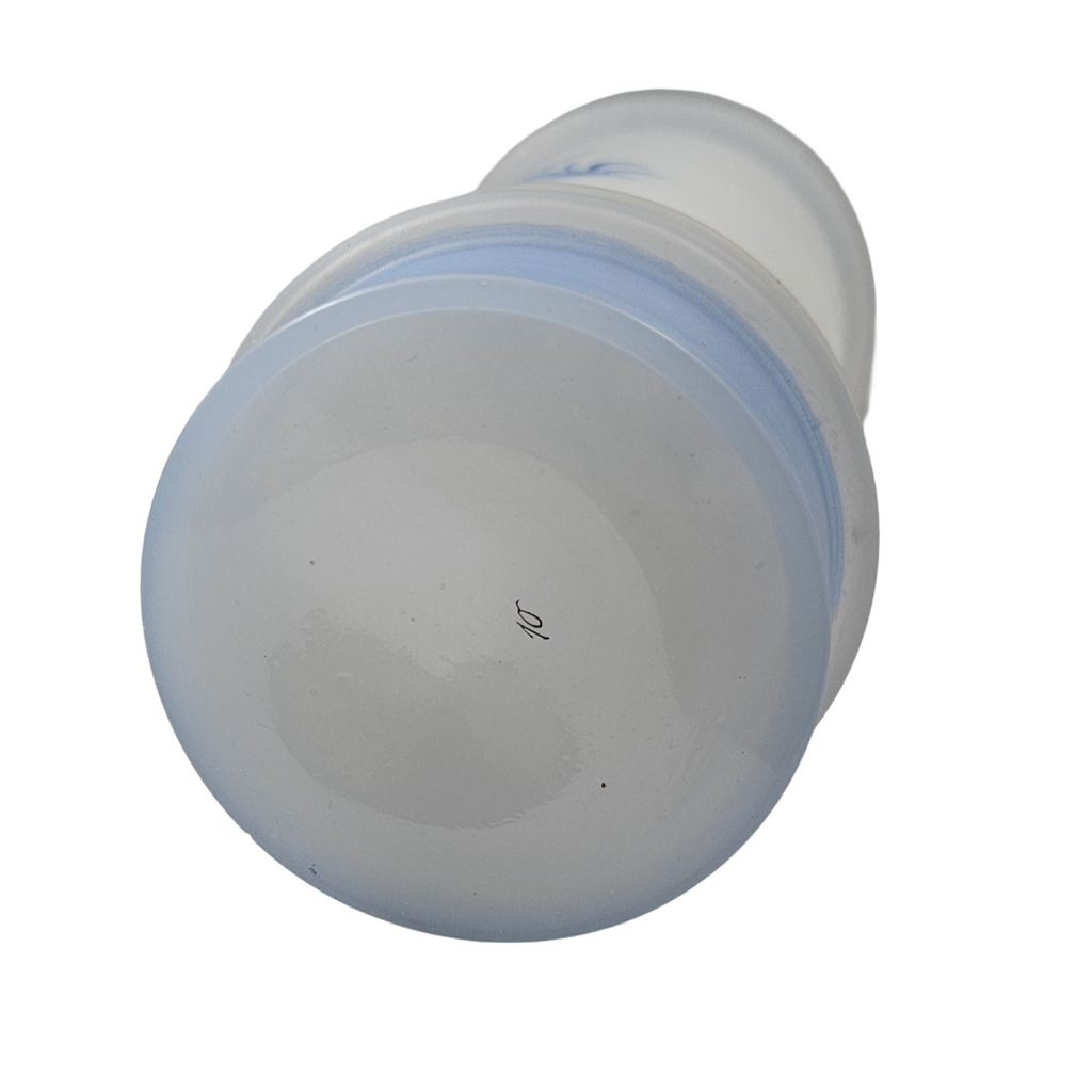 Antique Cherub Cylinder Vase by Mt. Washington Glass Co.