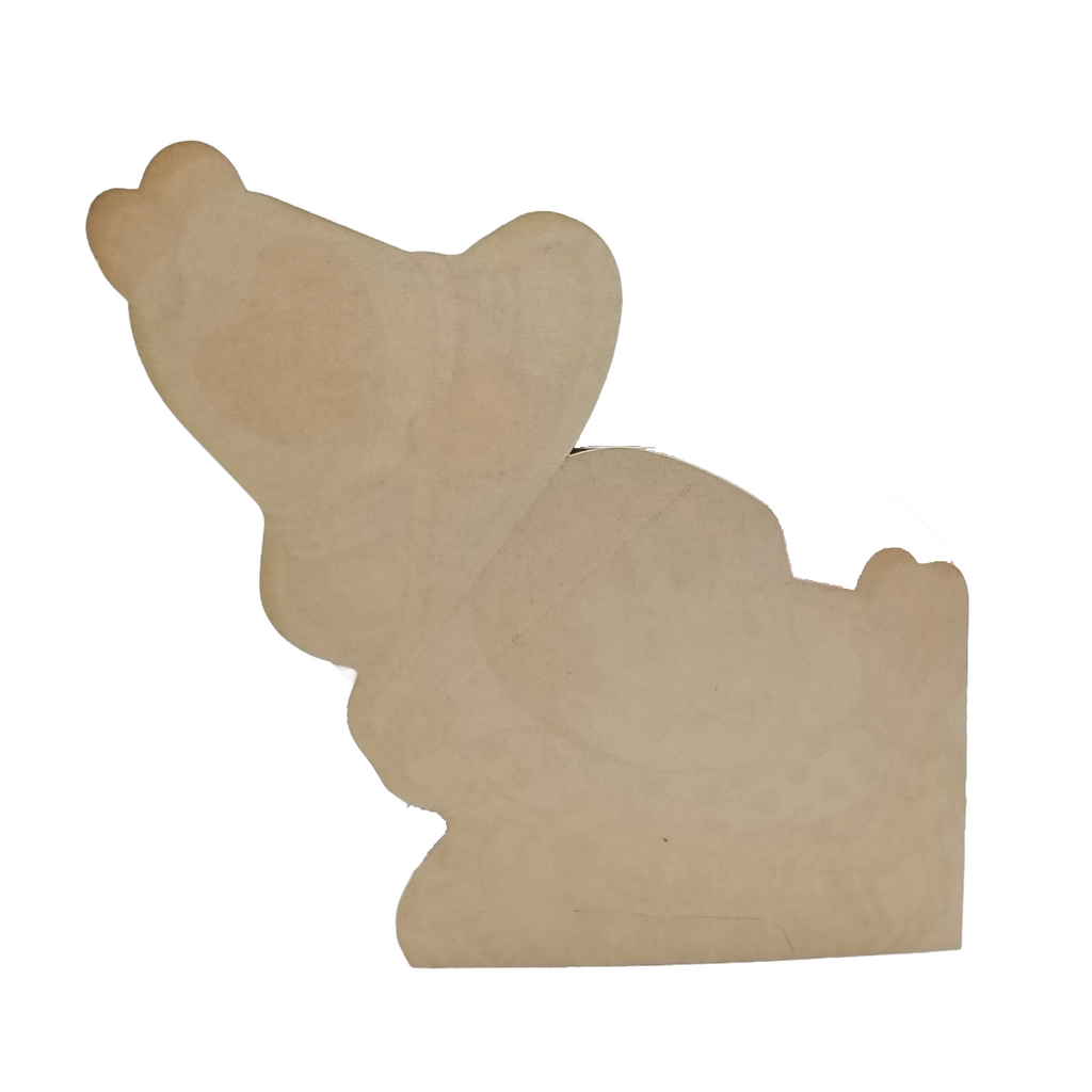 Die Cut Valentine Card Cowboy w/ Rope and Giant Hat