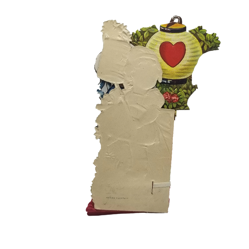 Honeycomb Die Cut 3D Valentine Card Chloe Preston Sailor Boy Japanese Lanterns