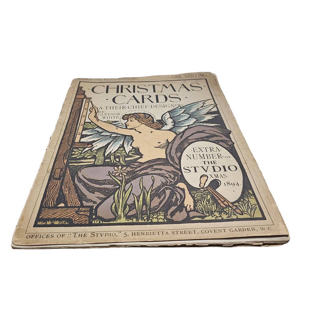 Art Nouveau Mag Christmas Cards & Their Designers Gleeson White 1894 Studio