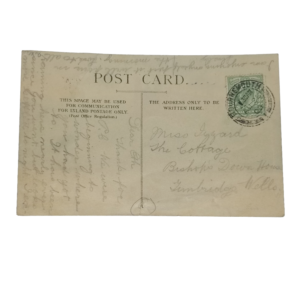 HTL Hold to Light Postcard Eaton College England B&W Turns Color Image