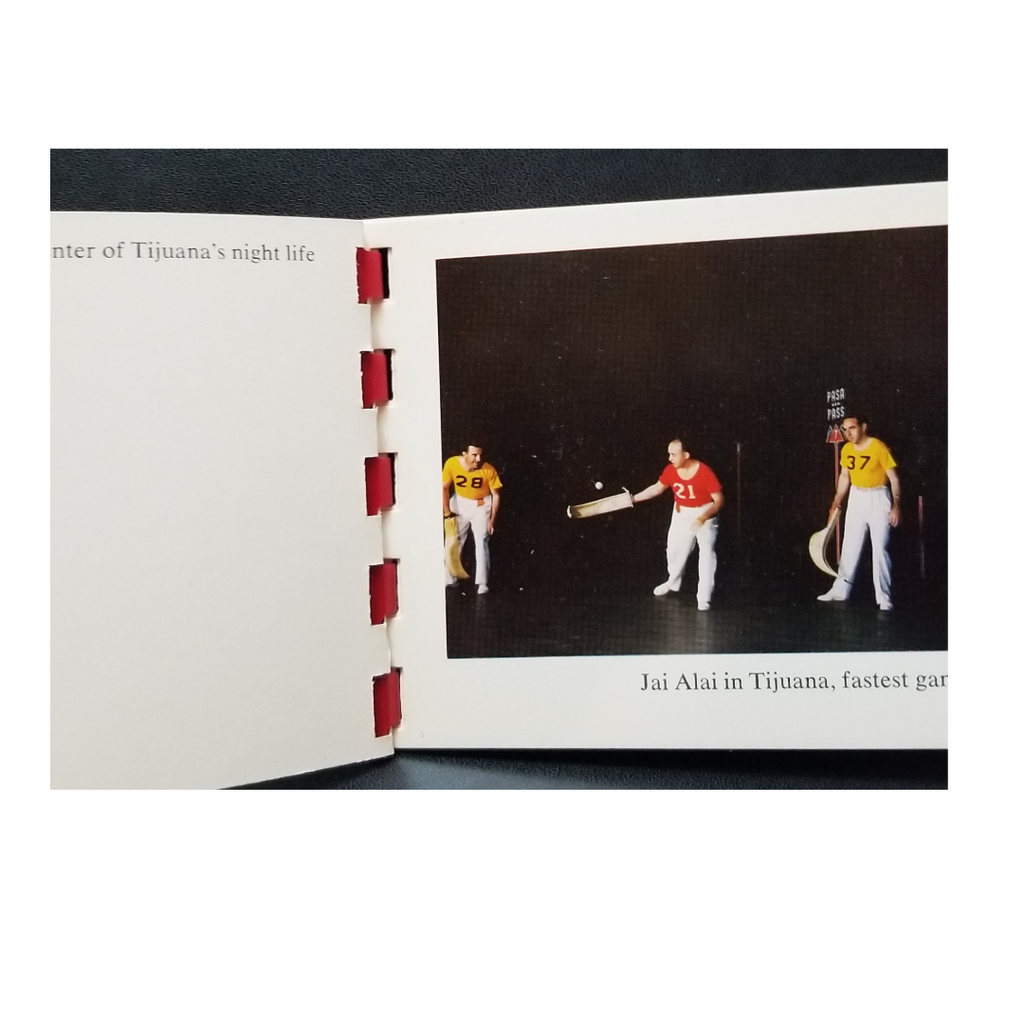 Postcard View of Tijuana Mexico Full Cover Booklet