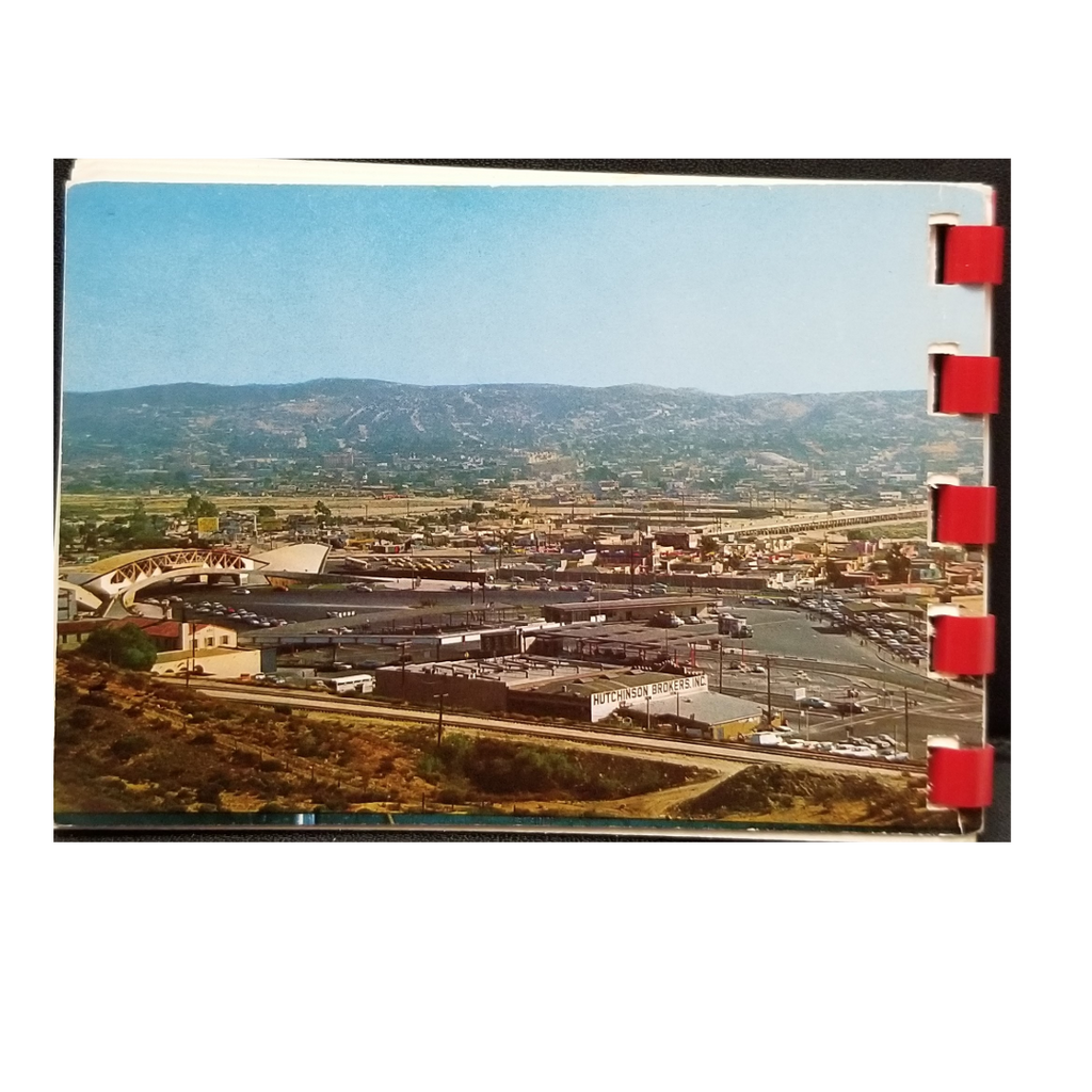 Postcard View of Tijuana Mexico Full Cover Booklet