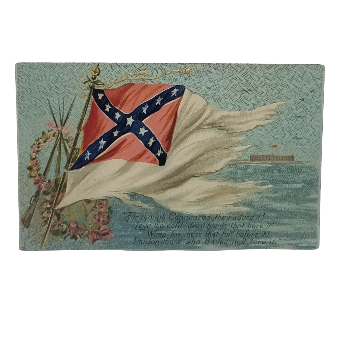 Raphael Tuck Memorial Day Postcard Civil War Tattered Flag
