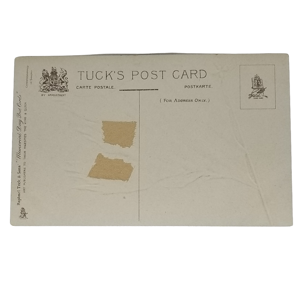 Raphael Tuck Memorial Day Postcard Civil War Tattered Flag