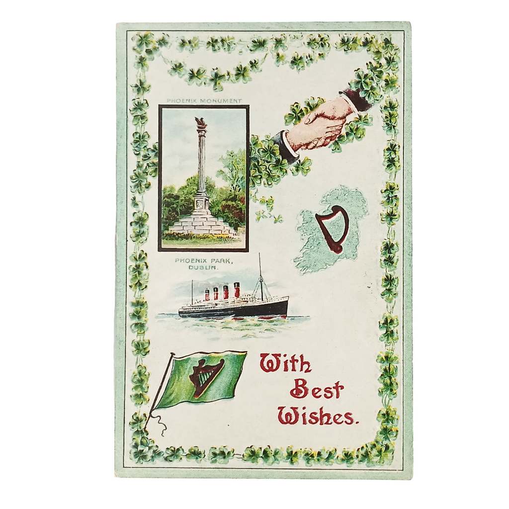 Saint Patrick's Day Postcard Phoenix Park Dublin
