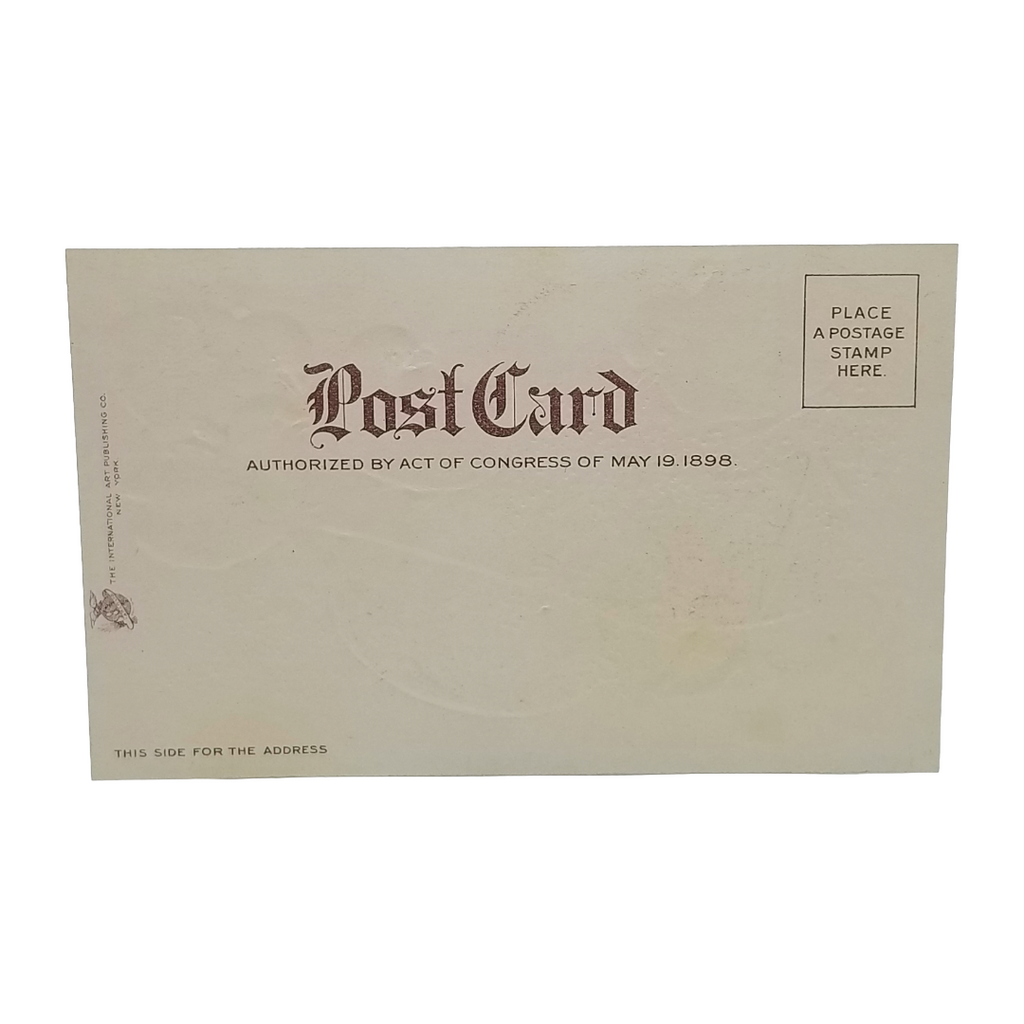 Easter Postcard Baby Chicks Playing Seesaw on Egg & Flower Baskets