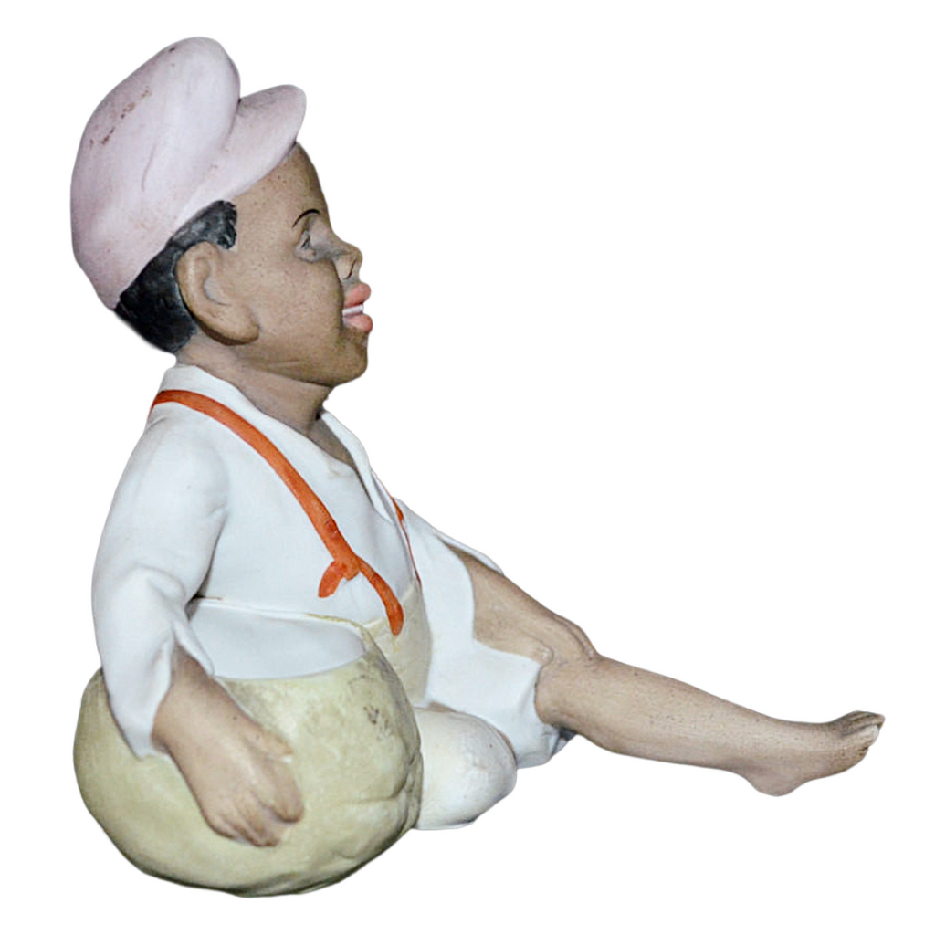 Black Americana African Boy Holding Watermelon