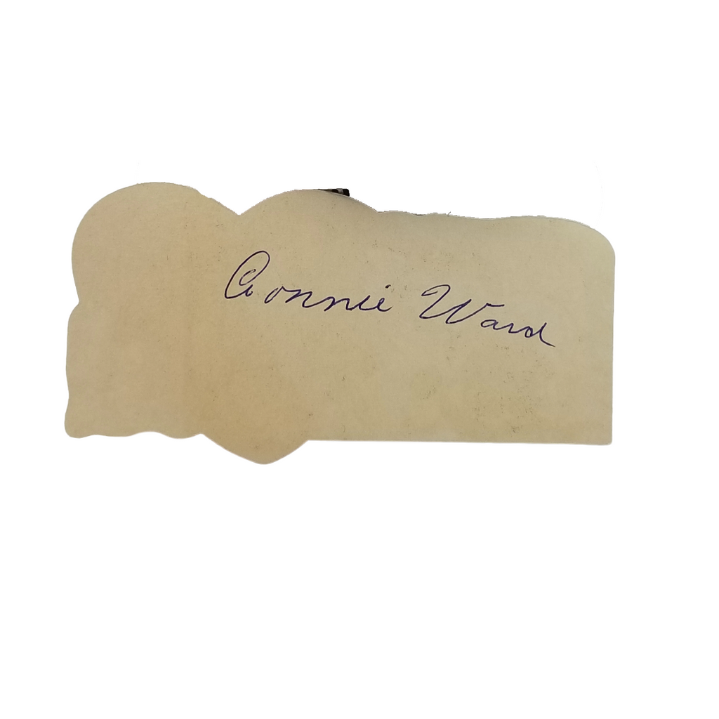 Die Cut Valentine Card Kitten Under Umbrella w/ Giant Heart