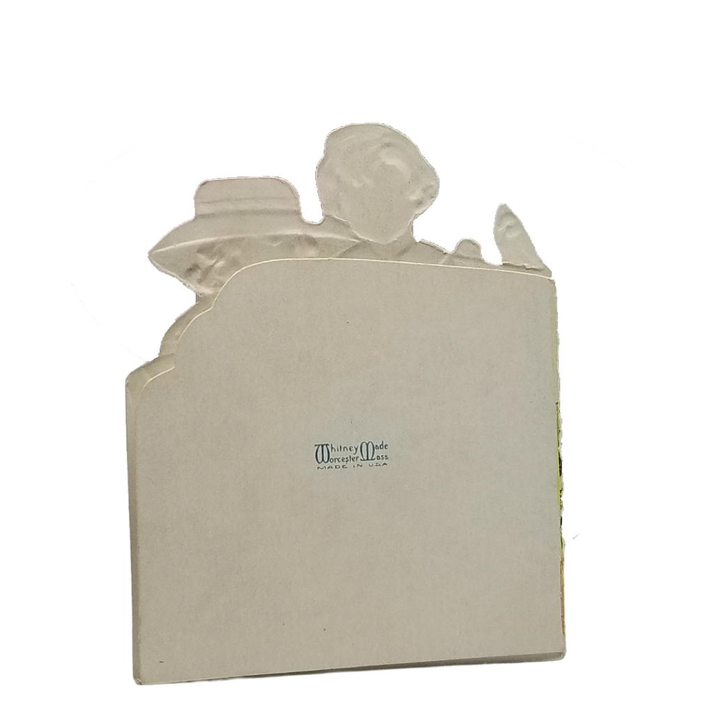 Die Cut Valentine Card Whitney Pub Children w/ Sailboat