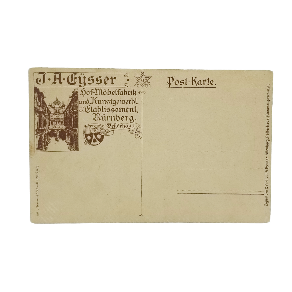 Hans Sachs Poet Composer Cobbler German Advertising Card