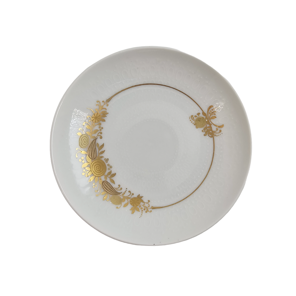 Rosenthal Germany Studio Line Tea Set for Two – Bjorn Wiinblad Design, Gold Floral Trim