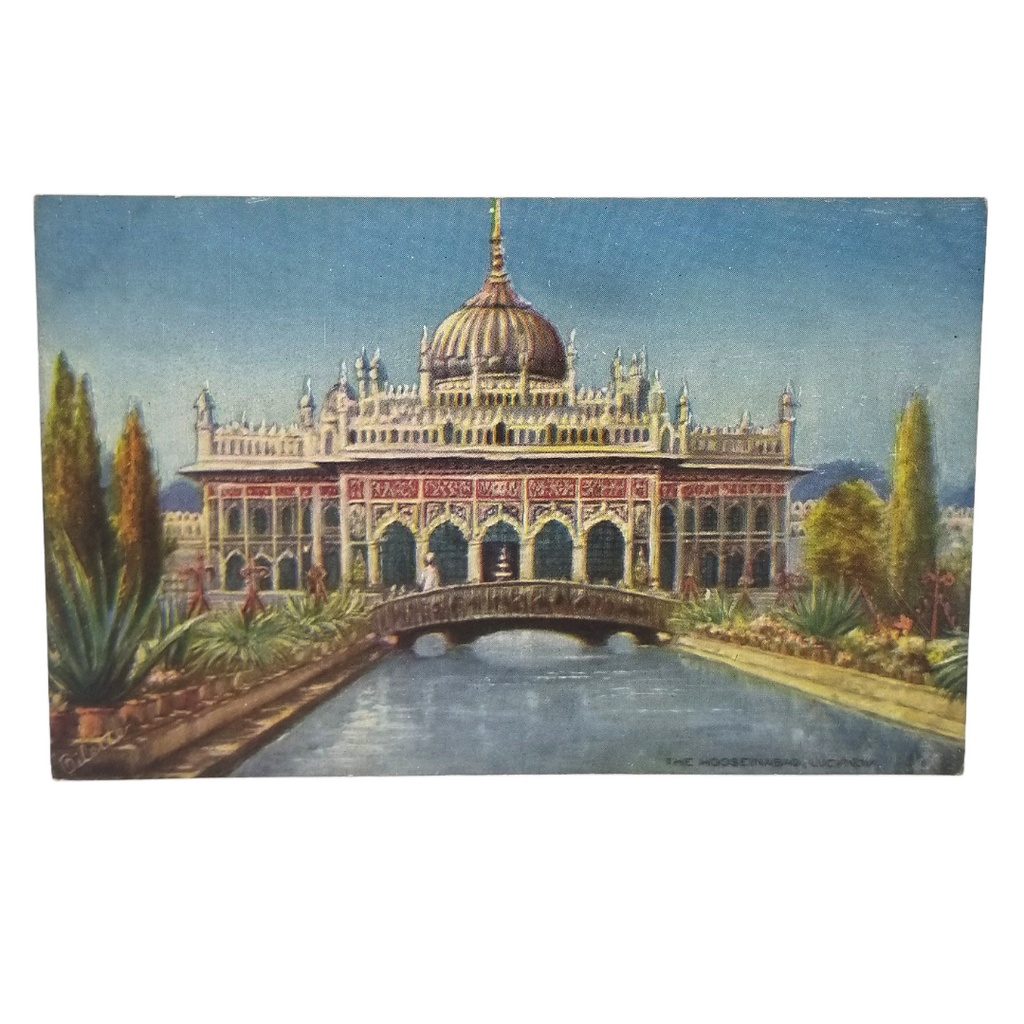 Lucknow India Postcard The Hooseinabad 1911 Palace of Lights Oilette Tuck Art