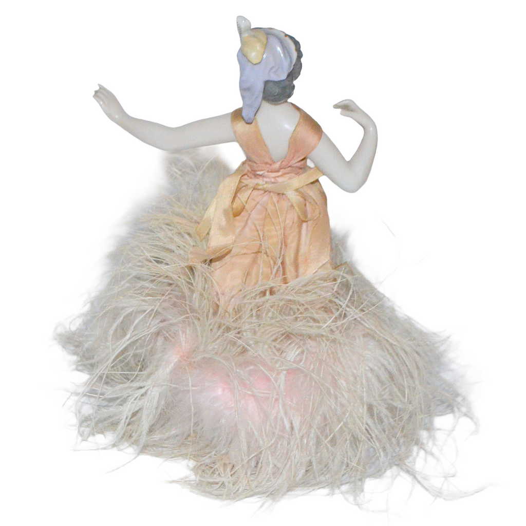 Kister Porcelain Half Doll Ballerina Dancer French Market Design