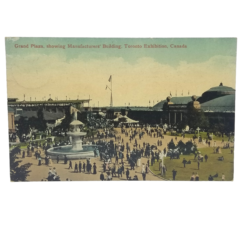 Postcard of Canada Grand Plaza Manufacturers' Building Toronto Industrial Exhibition