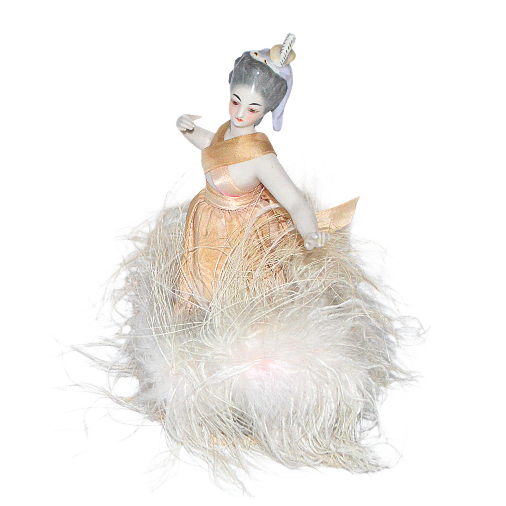 Kister Porcelain Half Doll Ballerina Dancer French Market Design